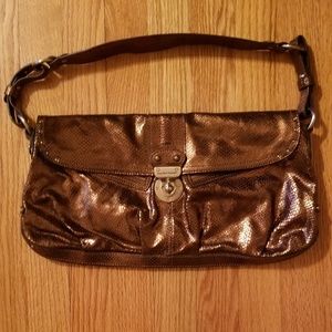 Hayden Harnett Lorca in Bronze Snake